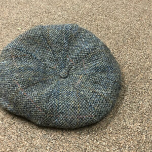 Harris Tweed Duck Billed Driving Cap 100% Wool Scotland