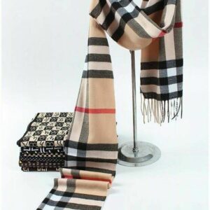 Women 100% CASHMERE SCARF PLAID DESIGN SUPER SOFT UNISEX