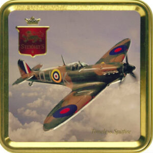 Stewart's Scotland - Timeless Spitfire Tin Filled with Luxury Fudge 100g